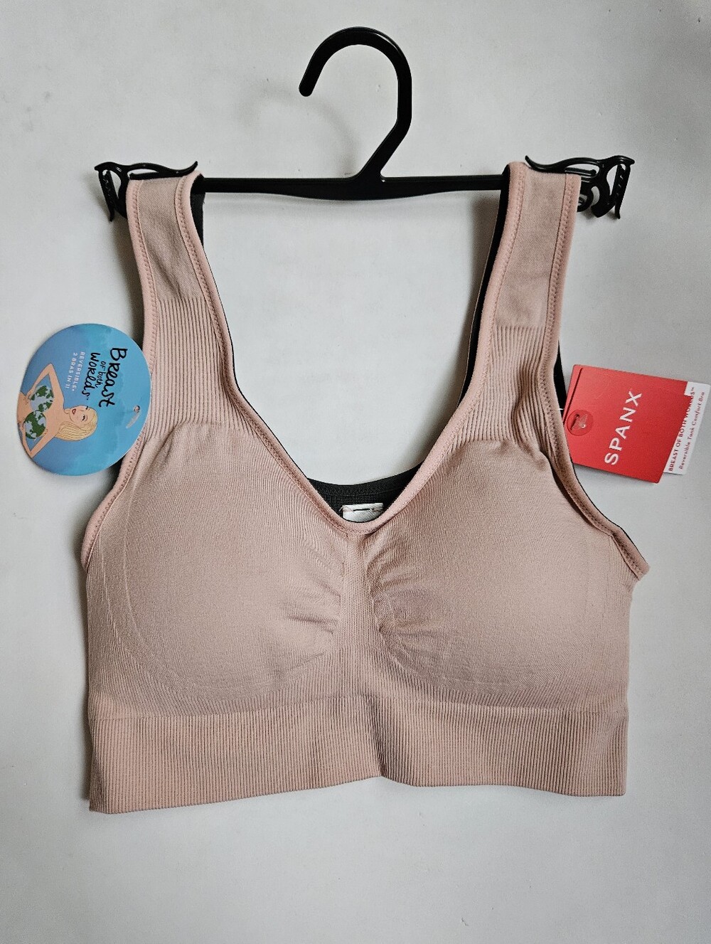 SPANX  Breast Of Both Worlds Reversible Tank Comfort Bra Size S